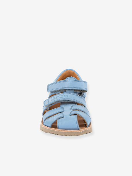 Barefoot FLEXY F child's sandals Froddo coral+rosy+sky blue+yellow 
