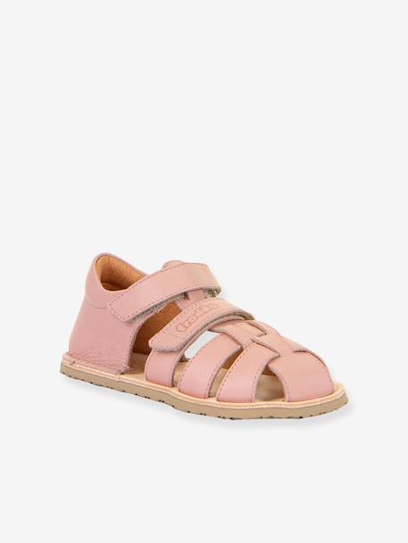 Barefoot FLEXY F child's sandals Froddo coral+rosy+sky blue+yellow 