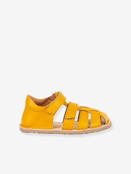 Barefoot FLEXY F child's sandals Froddo coral+rosy+sky blue+yellow 