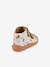FRODDO baby's first steps barefoot printed shoes beige+light pink 