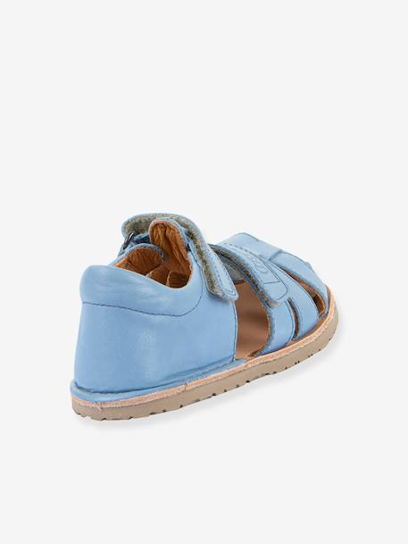 Barefoot FLEXY F child's sandals Froddo coral+rosy+sky blue+yellow 