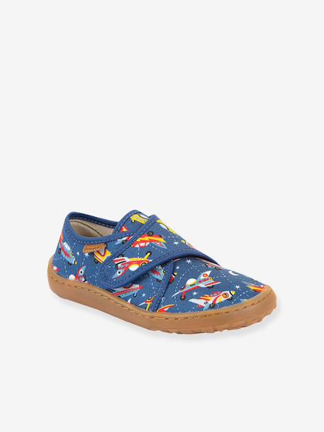 FRODDO printed barefoot slippers for children electric blue+fuchsia+grey+printed pink 