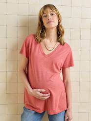 -V-neck nursing t-shirt