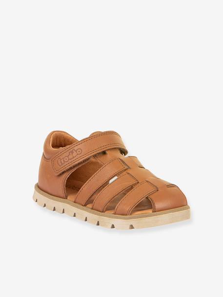 KEKO children's FRODDO sandals beige+caramel+denim blue 