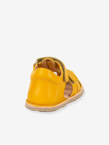 Barefoot FLEXY F child's sandals Froddo coral+rosy+sky blue+yellow 