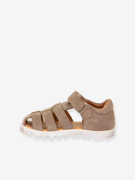 KEKO children's FRODDO sandals beige+caramel+denim blue 
