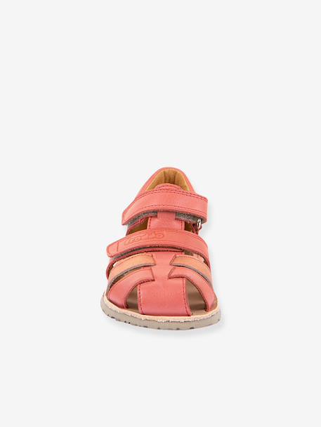 Barefoot FLEXY F child's sandals Froddo coral+rosy+sky blue+yellow 