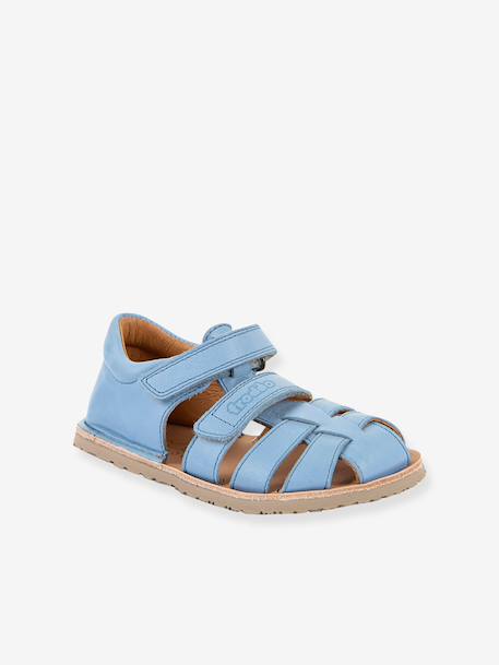 Barefoot FLEXY F child's sandals Froddo coral+rosy+sky blue+yellow 
