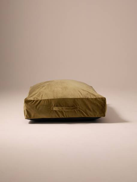 Velvet mattress sleeve rectangle khaki 
