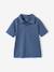 Plain polo shirt for boys blue 