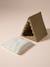 Animal scalloped teepee storage basket beige 