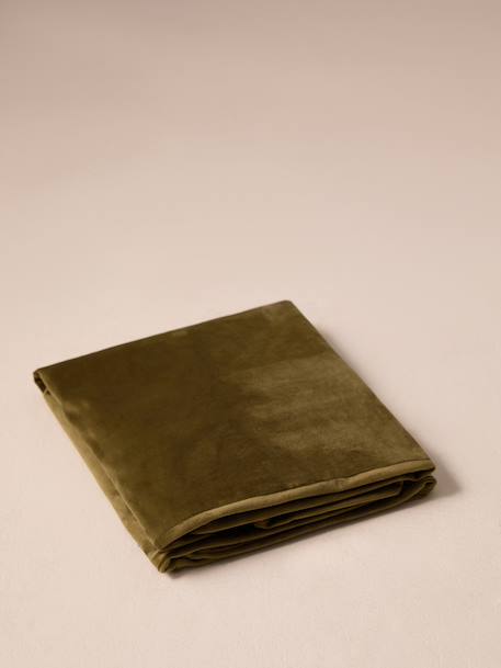 Velvet mattress sleeve rectangle khaki 