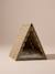 Animal scalloped teepee storage basket beige 