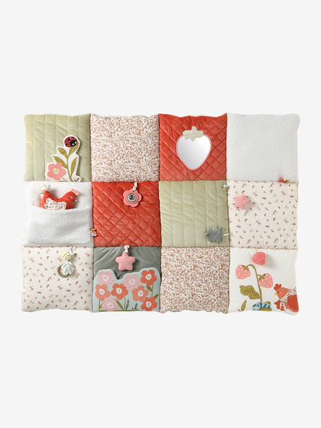 Activity Mat, Life beige+ecru+orange+red 