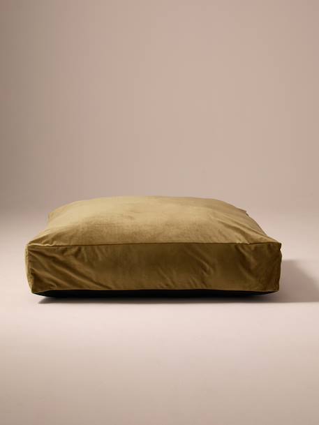 Velvet mattress sleeve rectangle khaki 