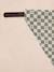 Cotton dog bandana chequered beige+printed brown+printed white 
