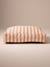 Cotton mattress cover for rectangular mattresses chequered blue+striped white 