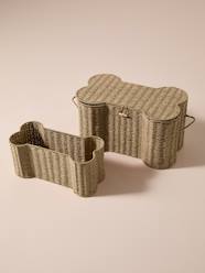 Bedding & Decor-Decoration-Pet Accessories-Toys-Pack of 2 toy trunks with rope in bone shape