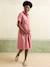 Nursing shirt dress rose 