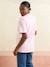Organic cotton nursing clothes short-sleeved T-shirt rose 