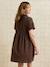 Maternity shirt dress chocolate 