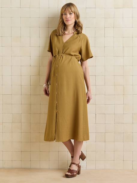 Nursing clothes dress bronze 