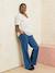 Maternity blouse with V-neck ecru 