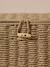Pack of 2 toy trunks with rope in bone shape beige 