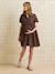 Maternity shirt dress chocolate 