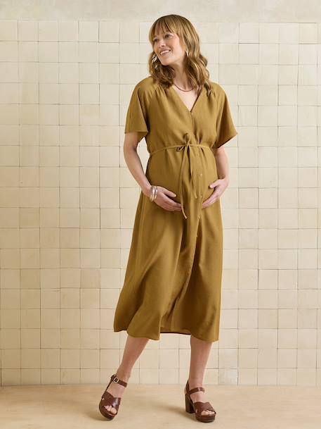 Nursing clothes dress bronze 