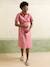 Nursing shirt dress rose 