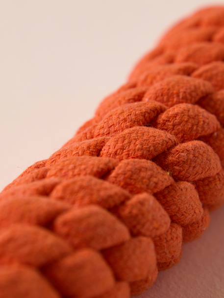 Pack of 2 dog rope toys with fruit design yellow 