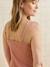 Organic cotton crossover nursing nightie old rose 