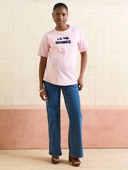 -Organic cotton nursing clothes short-sleeved T-shirt
