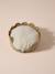 Felted animal basket with sherpa cushion beige 