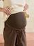 Straight leg maternity trousers chocolate 