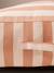 Cotton mattress cover for rectangular mattresses chequered blue+striped white 