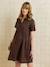 Maternity shirt dress chocolate 