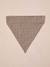 Cotton dog bandana chequered beige+printed brown+printed white 