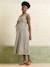 Sleeveless maternity dress khaki 