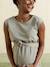 Sleeveless maternity dress khaki 