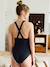 Reversible maternity swimsuit khaki 