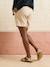 Maternity shorts in twill beige 