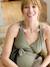 Reversible maternity swimsuit khaki 