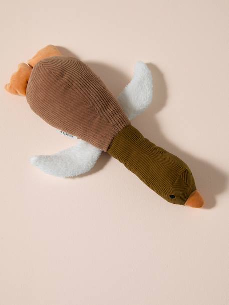 Multi-textured duck dog toy hazel 