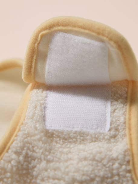 Fleece dog coat beige+khaki 