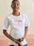Nursing clothes short-sleeved T-shirt white 