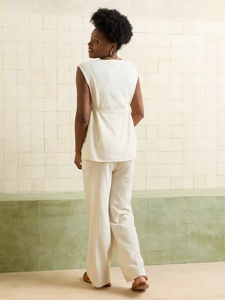 Nursing clothes set ecru 