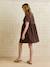Maternity shirt dress chocolate 