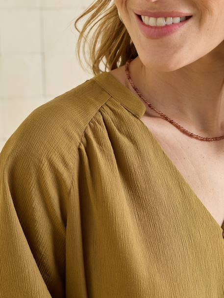 Nursing clothes dress bronze 